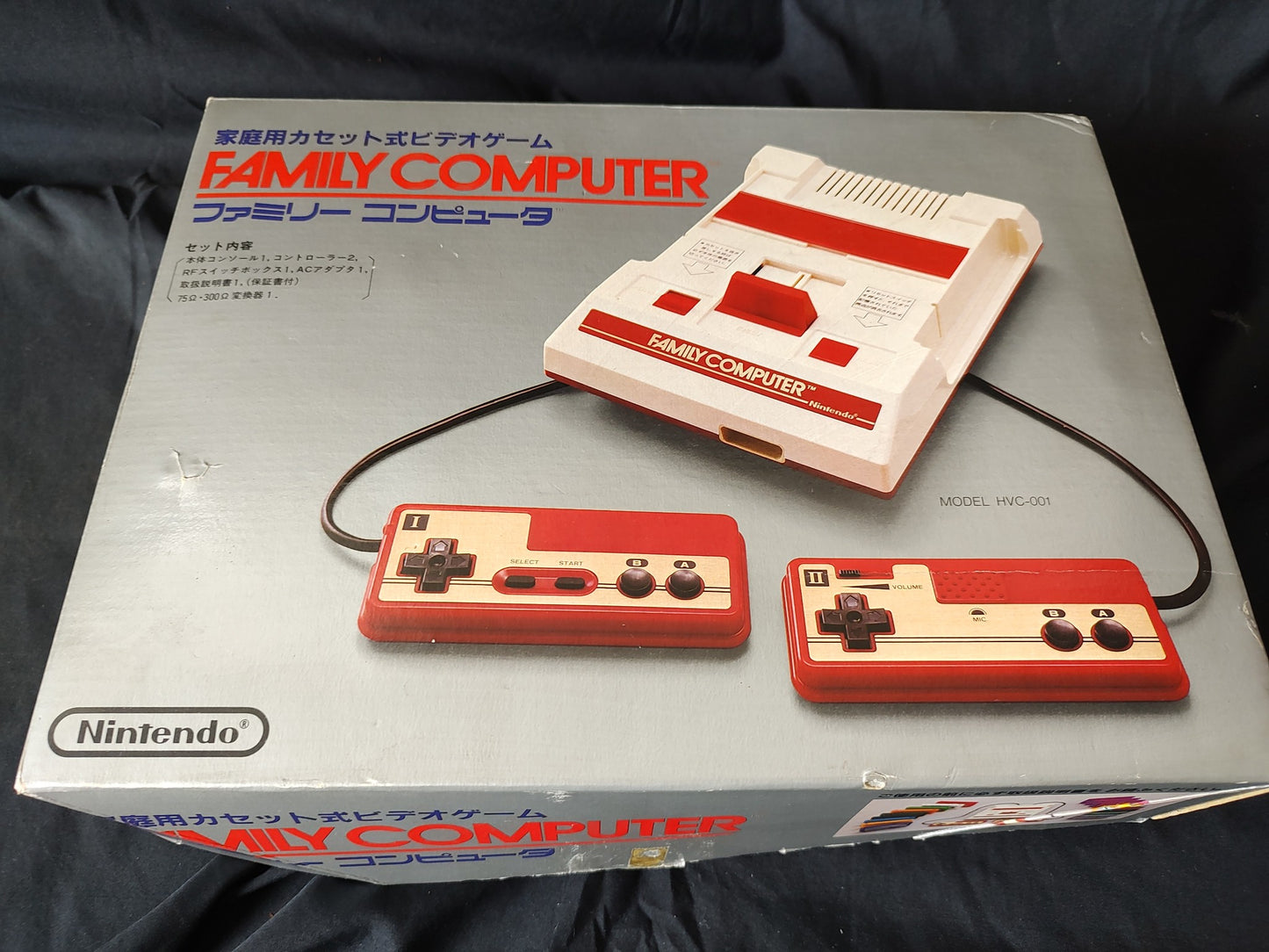 Nintendo Famicom NES HVC-001 Console, PSU, Manual and Box set, Working-g0229-