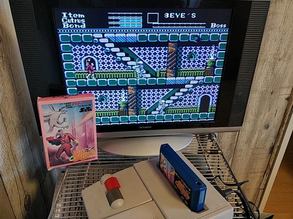 8 eyes ( Eight Eyes ) Nintendo Famicom NES Cartridge,Manual, Boxed set-f1204-