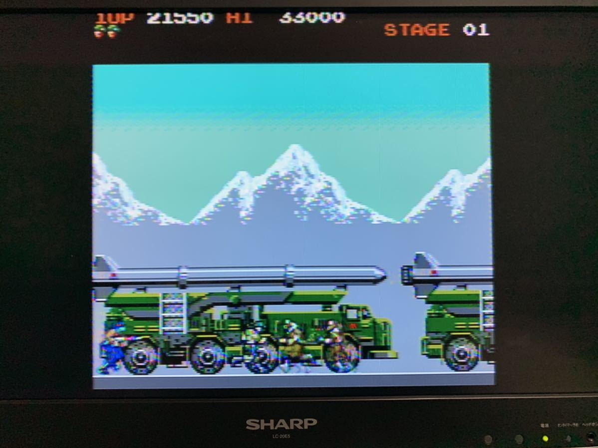 GREEN BERE RUSH'N ATTACK JAMMA Arcade PCB system Board,Inst card tested-d0324- - Hakushin Retro Game shop