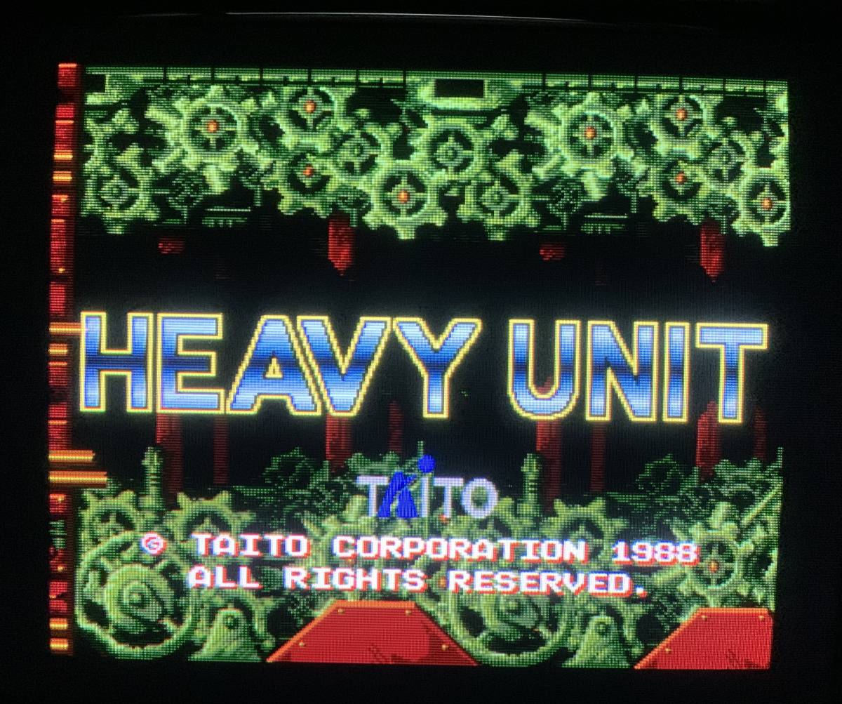 JAMMA TAITO HEAVY UNIT Arcade PCB System JAMMA Board, manual set, Working-e1214-