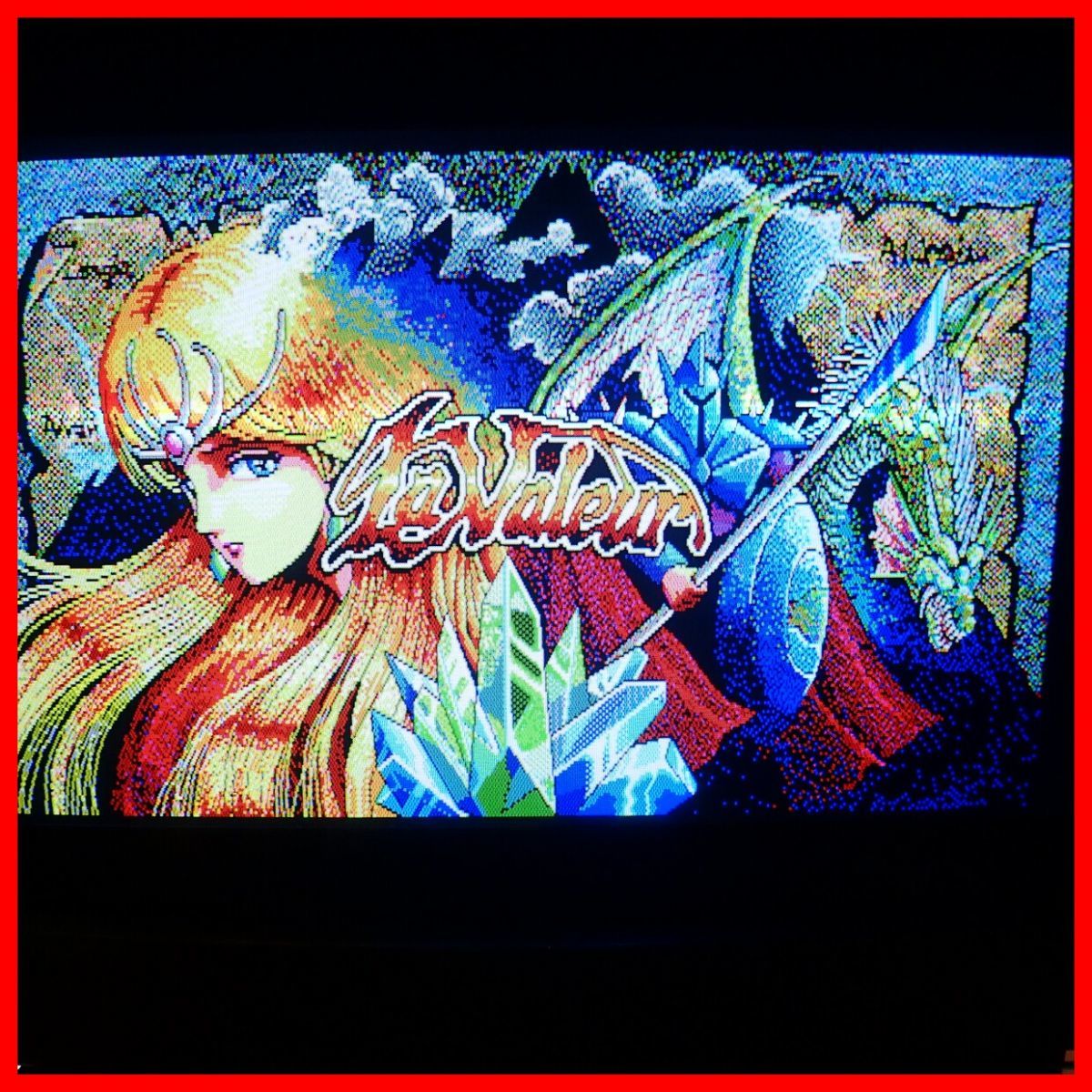 PC-9801 PC98 La Valeur, Game FDDs w/Manual and Box set, Working-f0804-