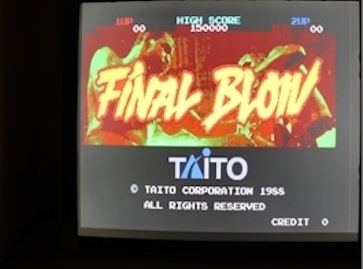 Final blow Taito F2 Arcade PCB System Cart, Manual, Instruction card set-e0630-