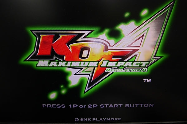 KOF MAXIMUM IMPACT REGULATION "A" TypeX2 HDD Board and USB Key set tested -b214- - Hakushin Retro Game shop