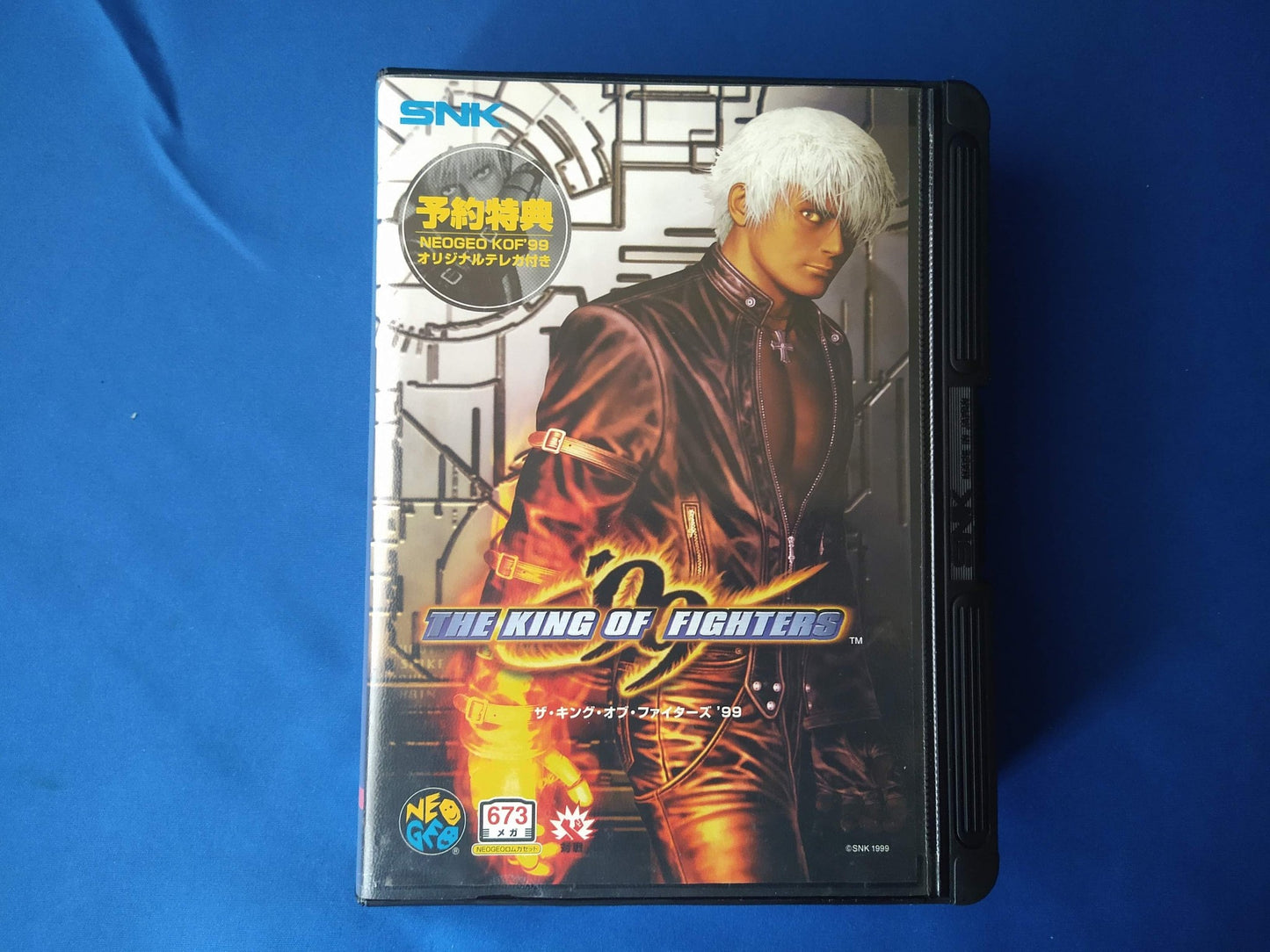 KOF 99 THE KING OF FIGHTERS 99 SNK NEO GEO AES w/Manual, Box, Working-f0504-4