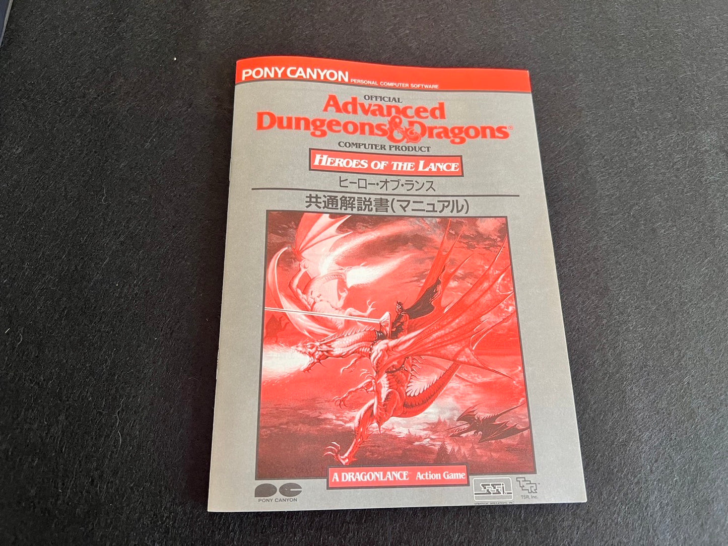 PC-9801 Advanced Dungeons and Dragons HEROES of The Lance, Not teseted-f0604-