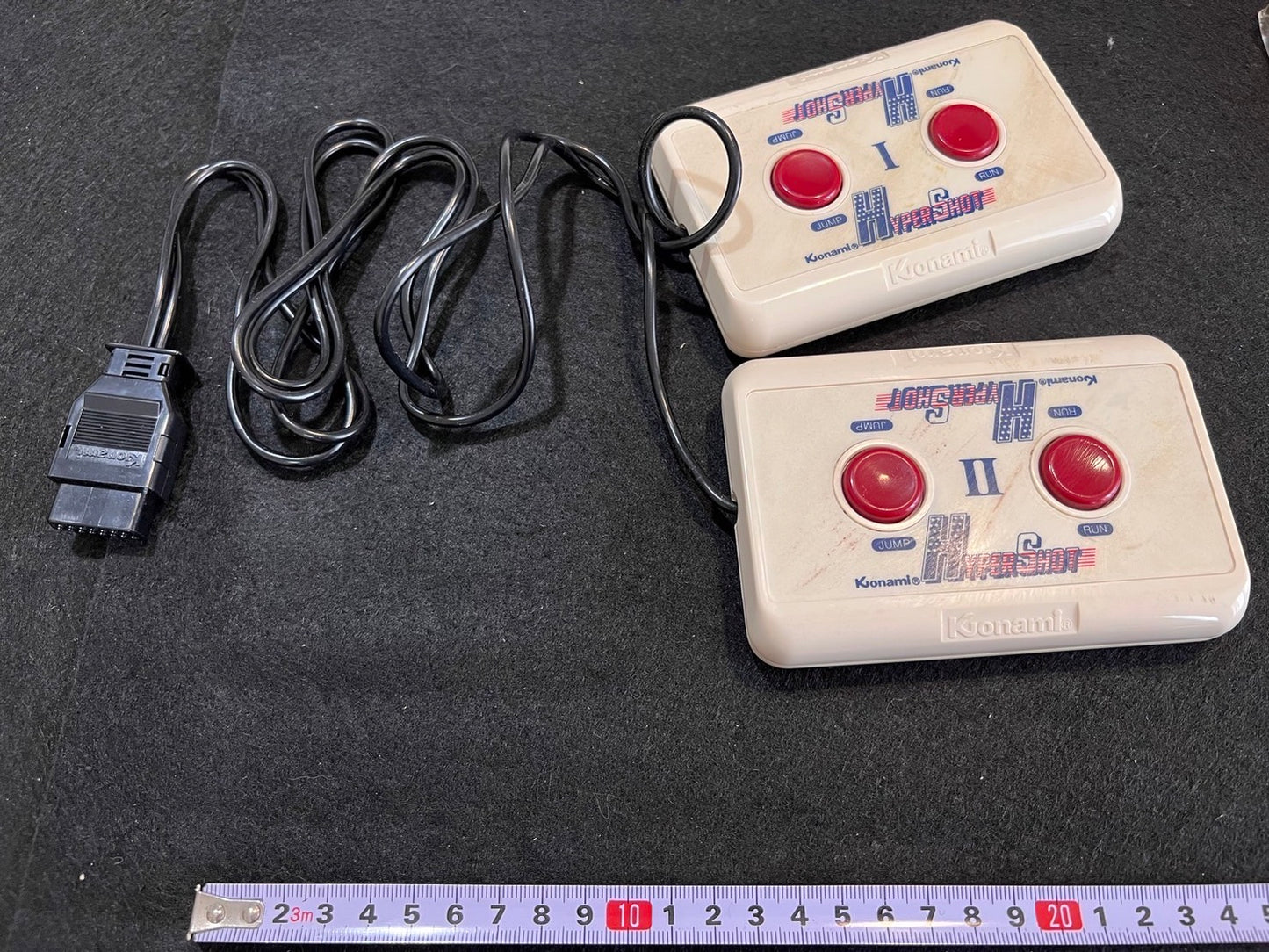 Hyper Olympic and Hyper Shot set Nintendo Famicom Track & Field w/Box -f0612-