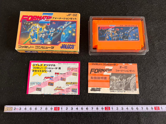 FORMATION Z Famicom FC NES Cartridge, Manual, Boxed set, tested-f0612-