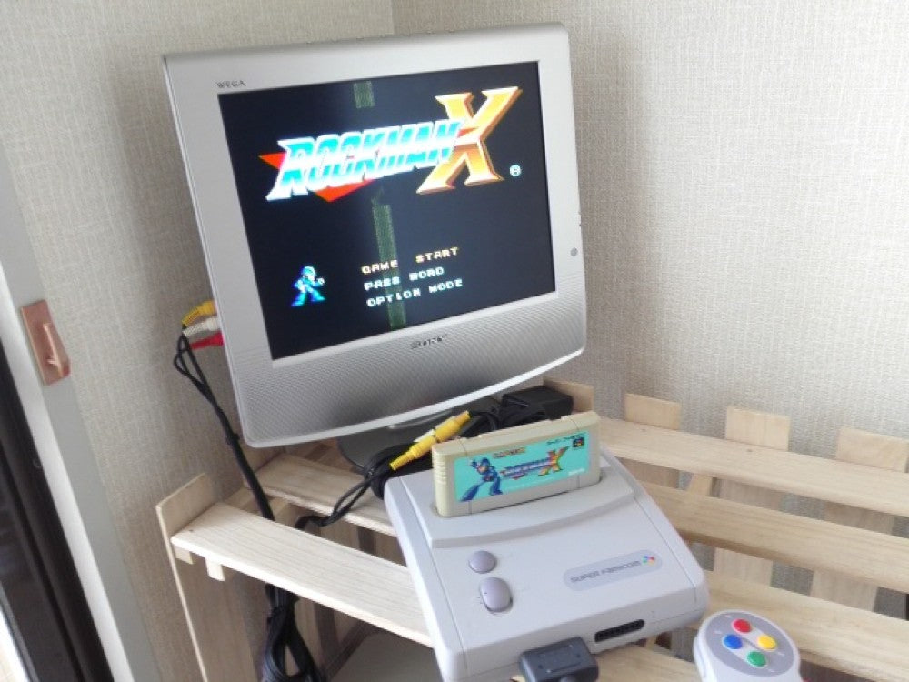Nintendo Super Famicom SFC (SNES) RockMan X(Megaman X) 4 game cart set-c0430- - Hakushin Retro Game shop