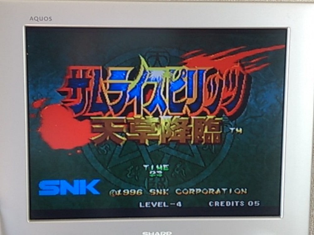 SAMURAI SHODOWN IV AMAKUSA'S REVENGE SNK NEOGEO MVS Arcade Cartridge/tested-D- - Hakushin Retro Game shop