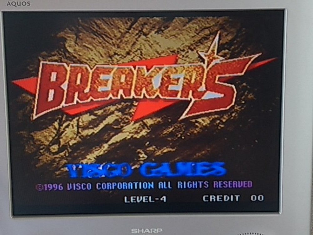 BREAKER'S NEOGEO MVS JAMMA Cartridge and Instruction card/tested-d1005- - Hakushin Retro Game shop