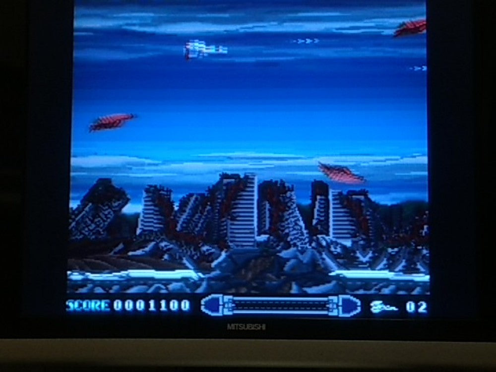 RAYXANBER Fujitsu FM TOWNS Shoot 'em up Game Disk,Manual,Boxed set tested-c0929- - Hakushin Retro Game shop