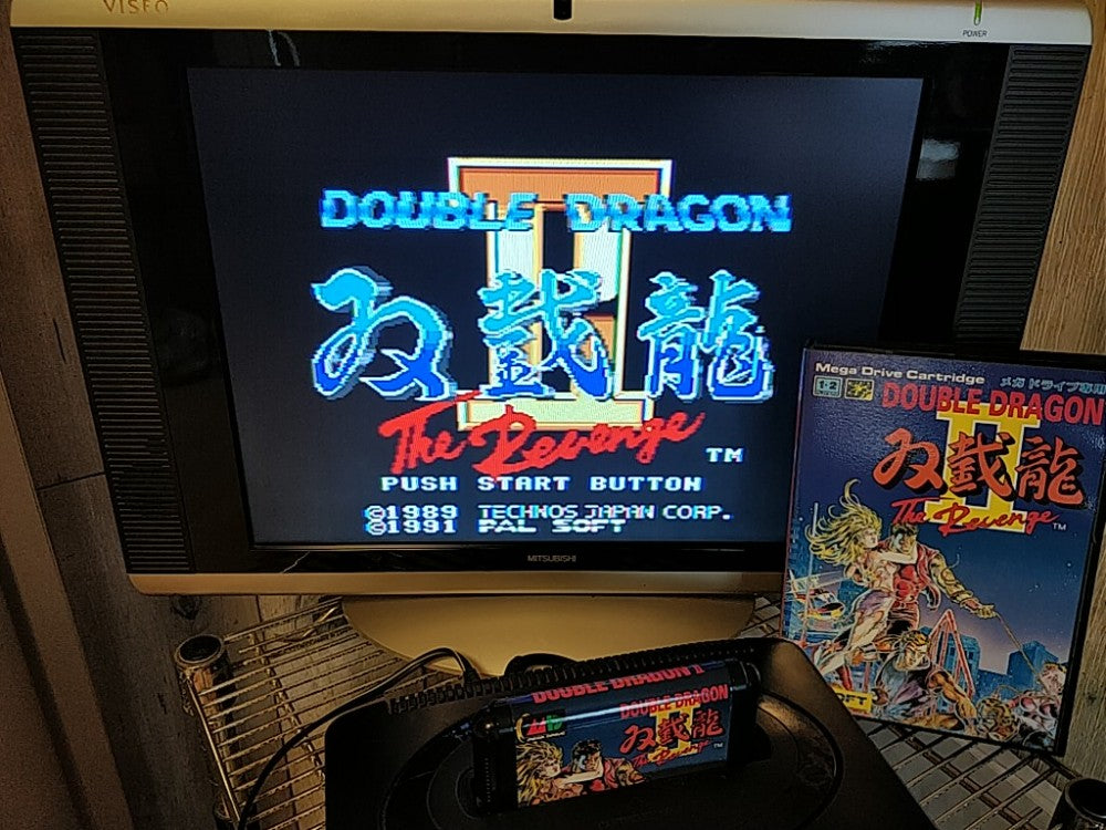 Double Dragon 2 The Revenge SEGA MEGA DRIVE GENESIS Cartridge,Manual,B –  Hakushin Retro Game shop