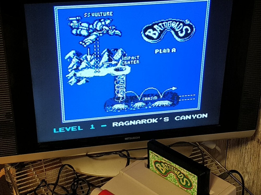 BattleToads (BATTLETOADS) MESAIA Nintendo Famicom NES Cartridge only -c1005- - Hakushin Retro Game shop