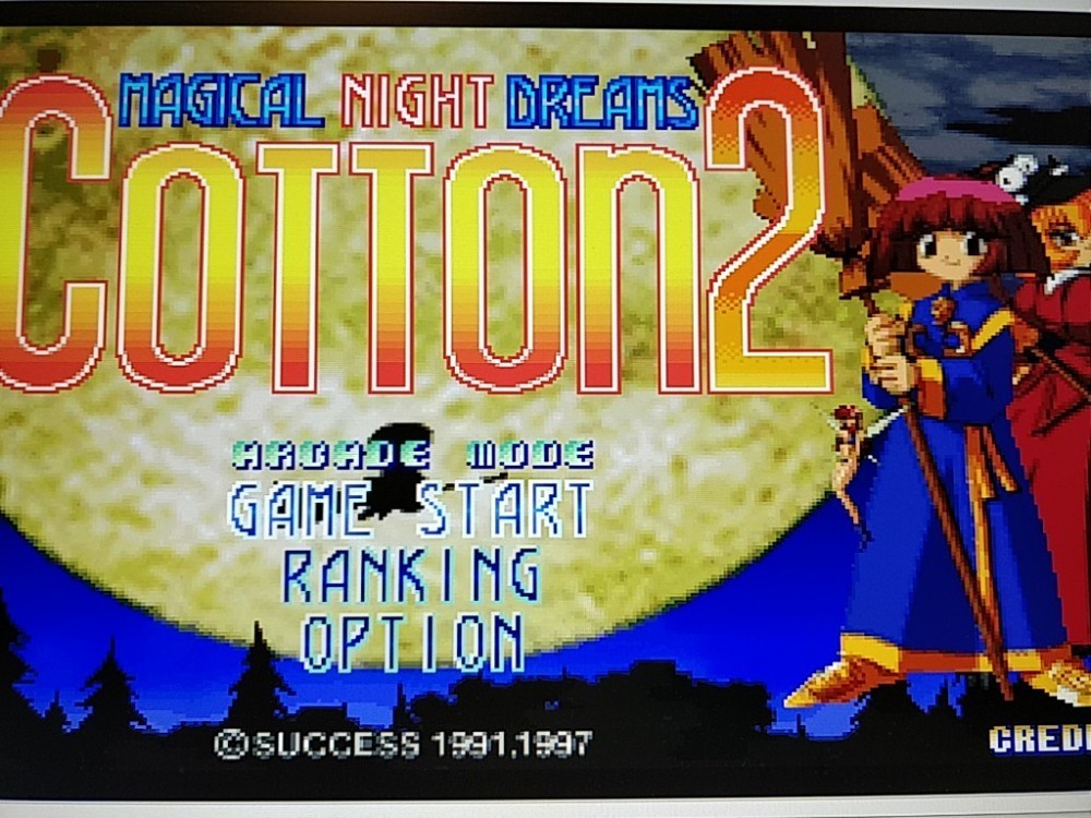 COTTON 2 SEGA SATURN Shooter Game Japan set include bonus calendar-e0316-