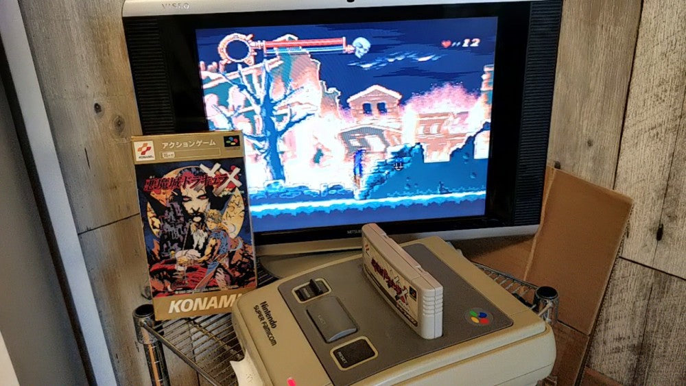 Castlevania Akumajo Dracula XX Super Famicom SFC SNES Cart,Manual,Boxed-d1003-