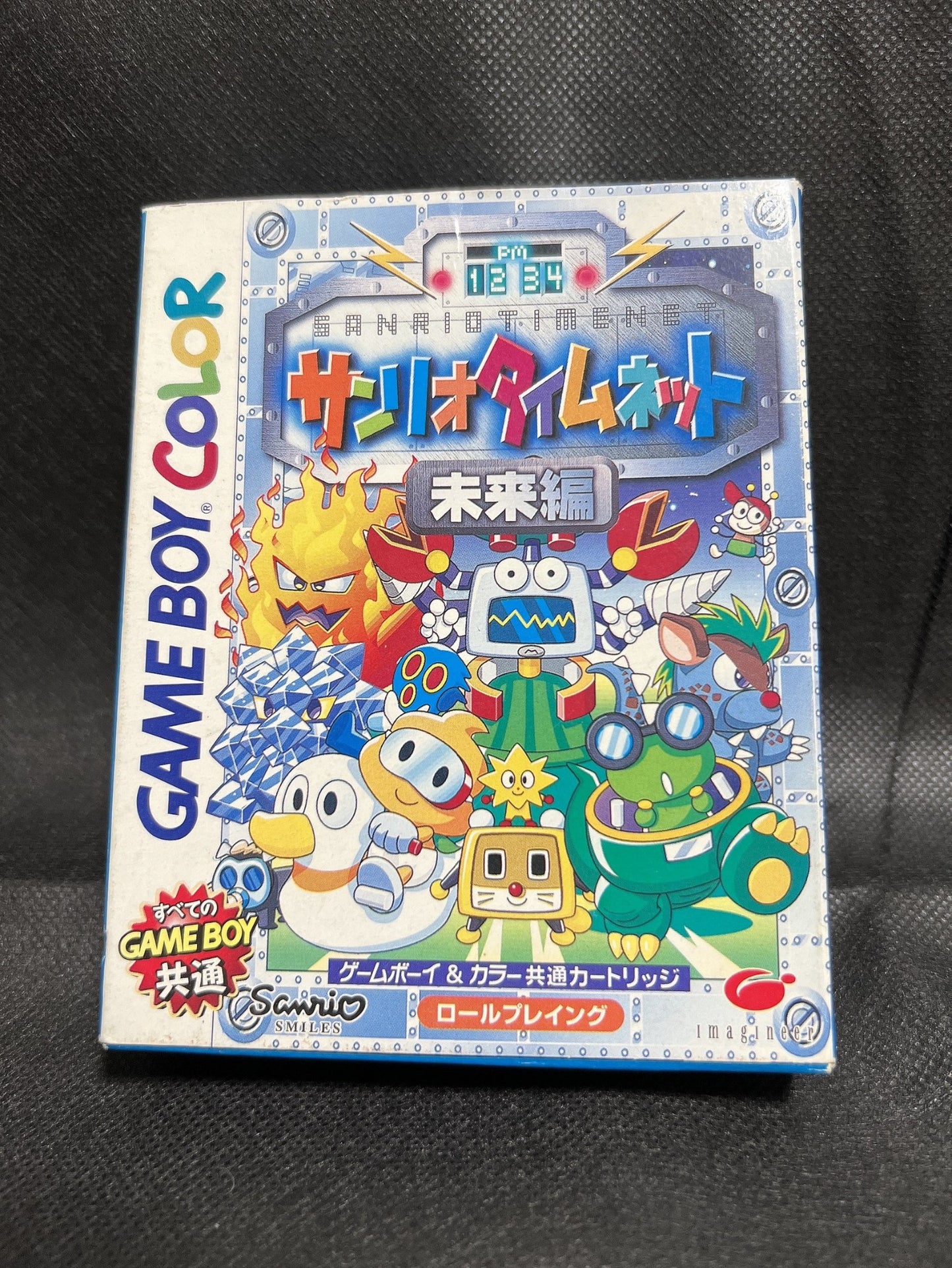 Sanrio Time Net Mirai Hen Pokemon Gameboy cartridge set, working-f0601-