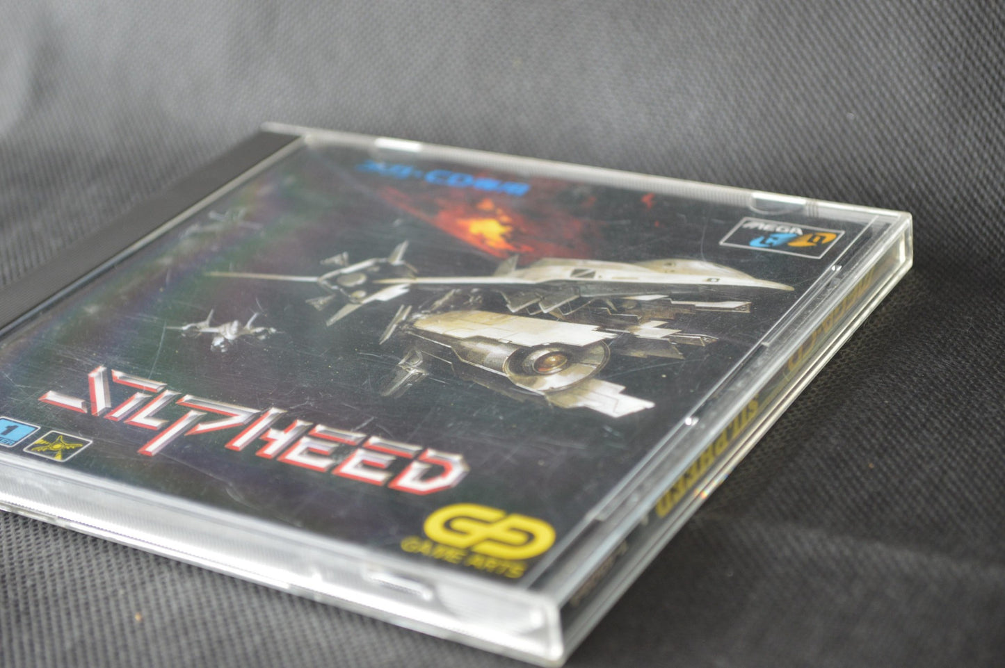 SILPHEED MEGA CD MCD game Disk, Manual, Box set, Working -f1114-