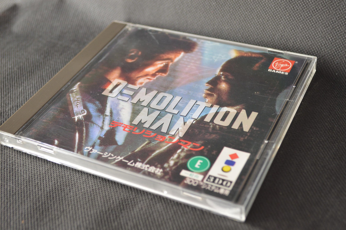 Demolition Man Panasonic 3DO Real Game Disk, Manual, Box set-f1114-