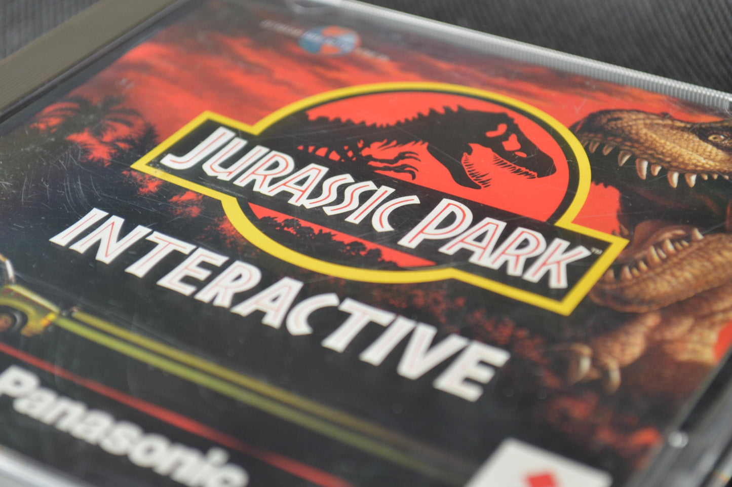 Jurassic Park Panasonic 3DO Real Game Disk, Manual, Box set-f1114-