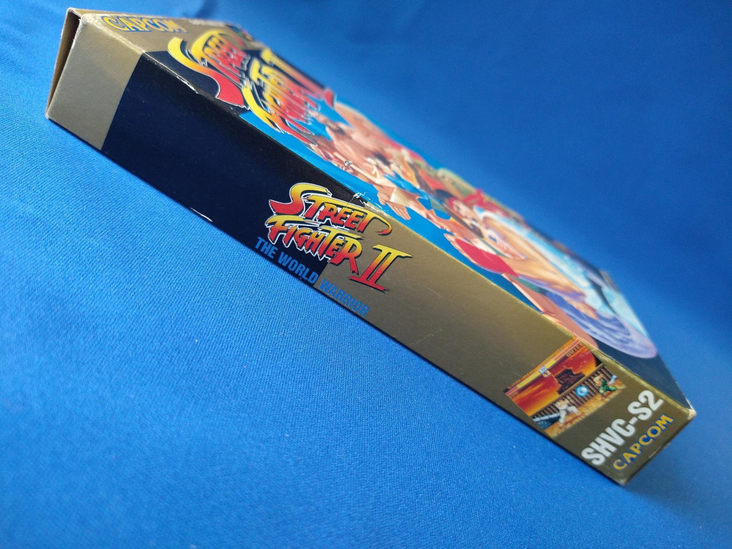 Street Fighter 2 Nintendo Super Famicom Game Cartridge w/Manual, Box set-f0505-