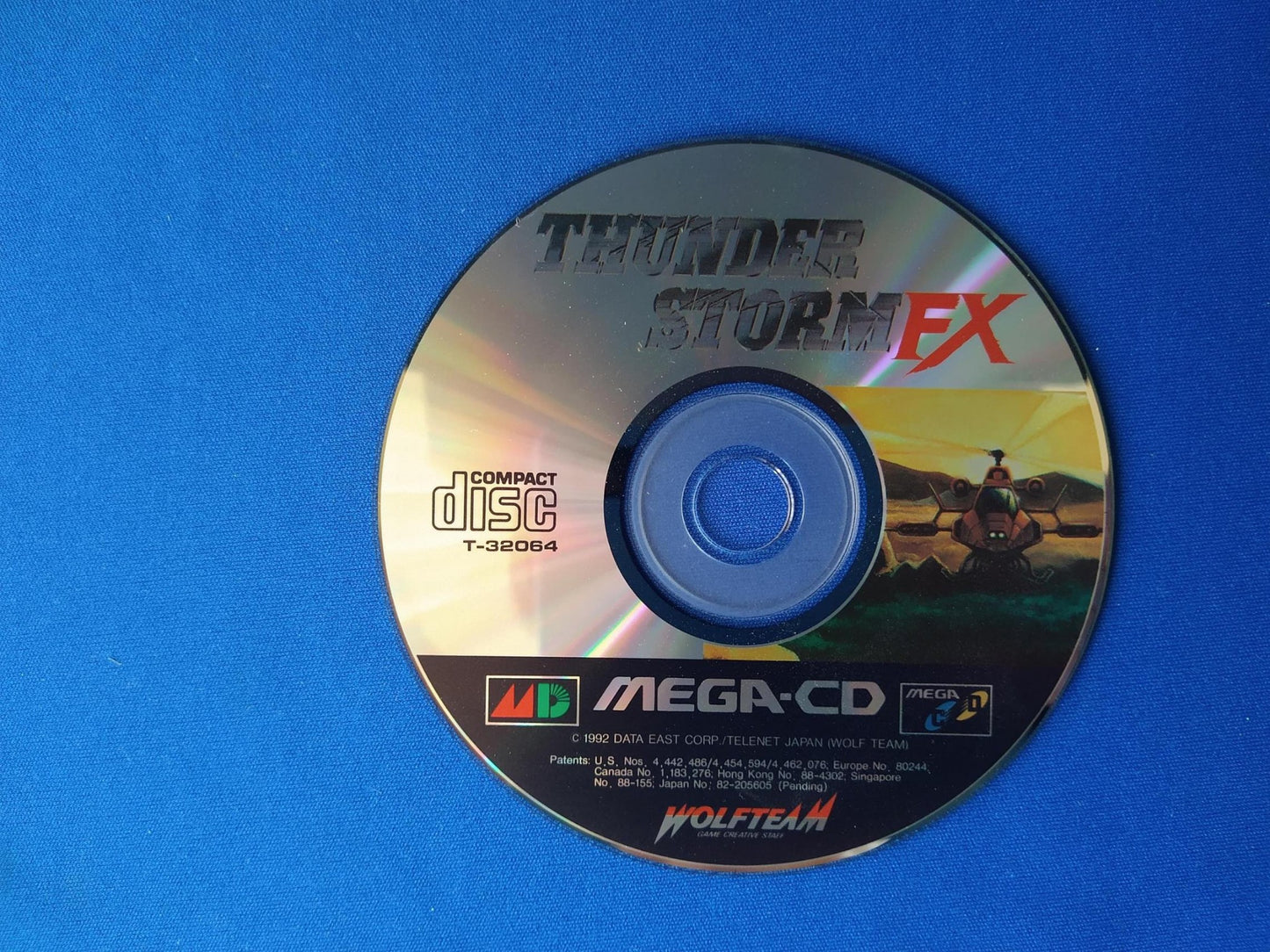 THUNDER STOM FX (Cobra Command) MEGA CD shooter game Boxed tested -f0524-