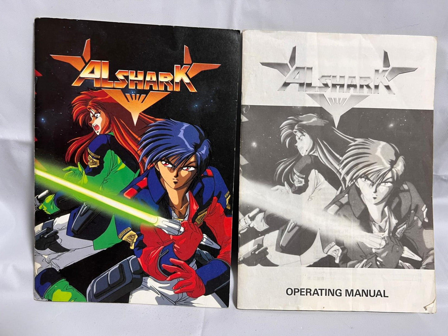 ALSHARK FM TOWNS Marty Game w/Manual, Box set, Working-f1006